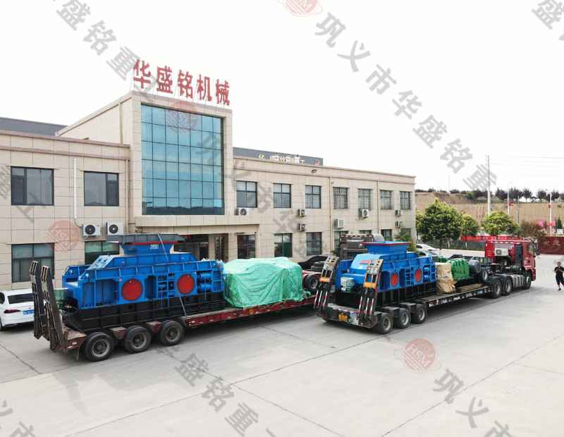 水泥廢料用什么破碎好？就用液壓對輥制砂機